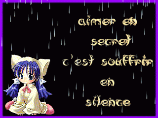 aimer en secret c'est souffrir en silence!