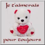 peluche d'amour